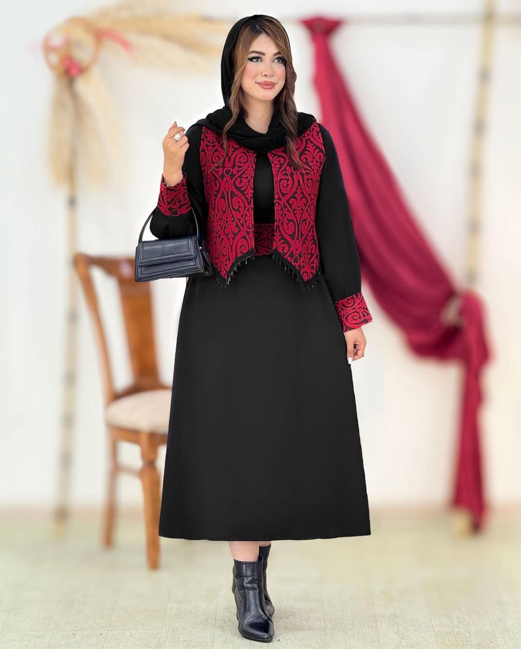 ست جلیقه و پیراهن